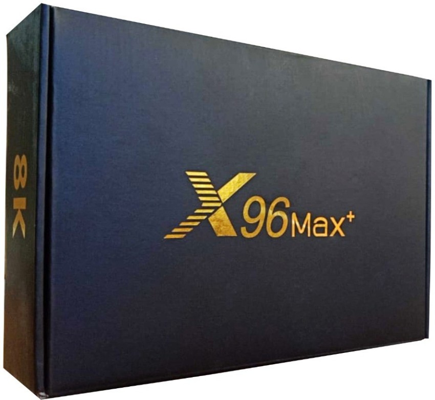 X96MAX PLUS Android 9.0 TV Box 4GB 64GB, Am Logic S905X3 Miracast UHD 8K 4K  1080P USB 3.0 Bluetooth 2G/ 5G Wi-Fi Support Media Streaming Device (Black)  Media Streaming Device - X96MAX