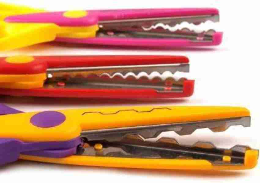 6 Pack PENHA Craft Scissors Decorative Edge Zig Zag Scrapbooking Comfort  Grip