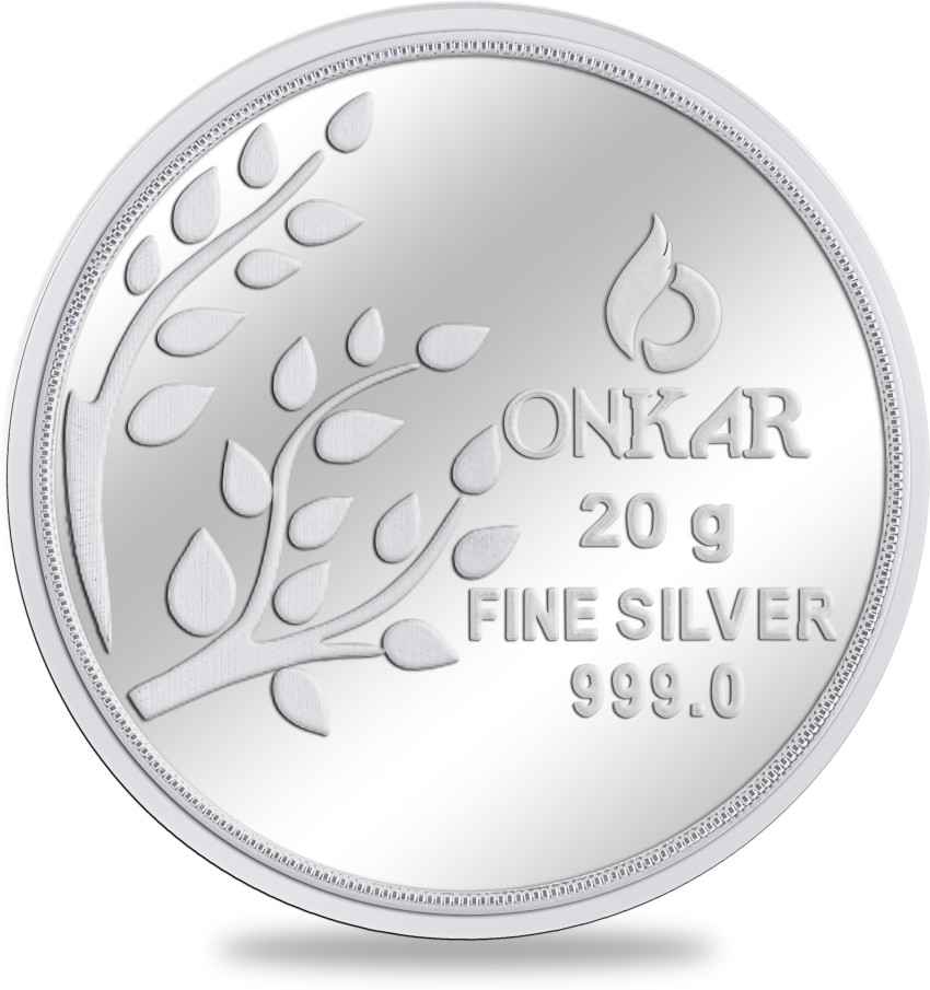 Onkar SILVER COIN 20 GM S 999 20 g Silver Coin Price in India