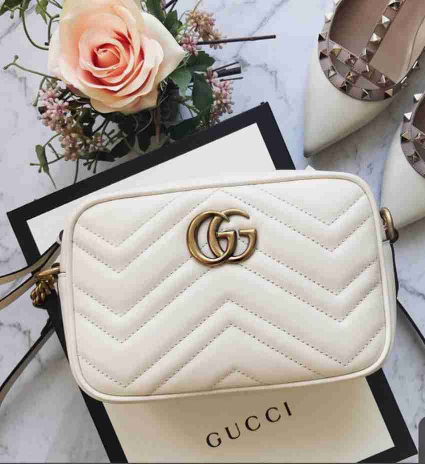 Gucci sling bag white on sale