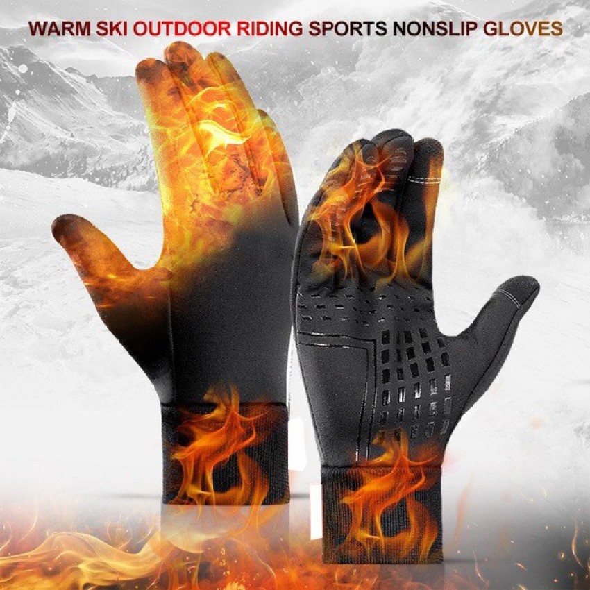 Men Women Winter Touch Screen Windproof Waterproof Warm Work Gloves for  Bike Ski