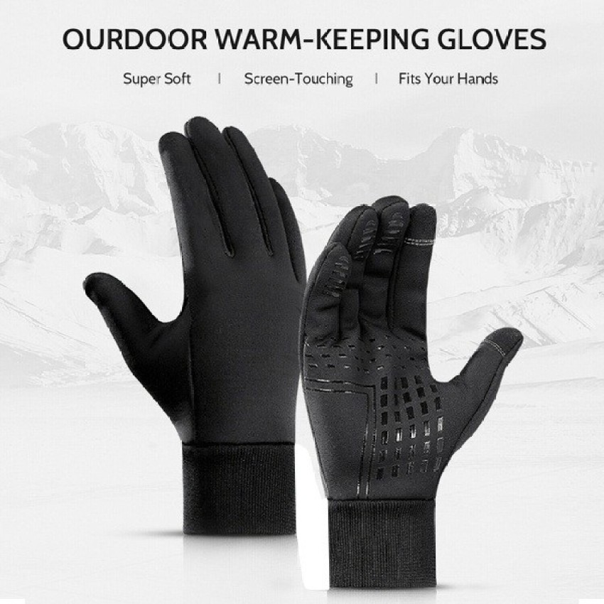 Winter Fishing Gloves With TouchScreen, Waterproof Padded Gloves