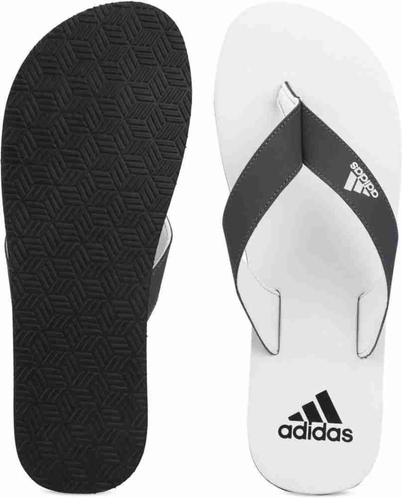 adidas flip flop white