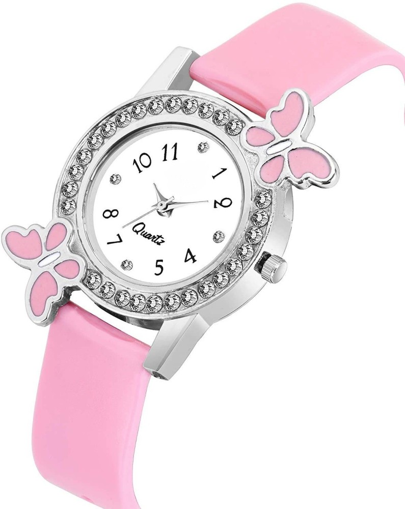 Girls watch pink online colour