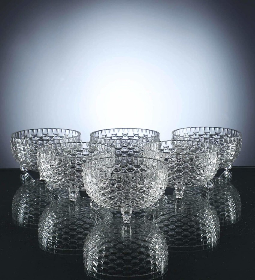 Flipkart SmartBuy Glass Dessert Bowl Glass Dessert Bowl Set Of 6