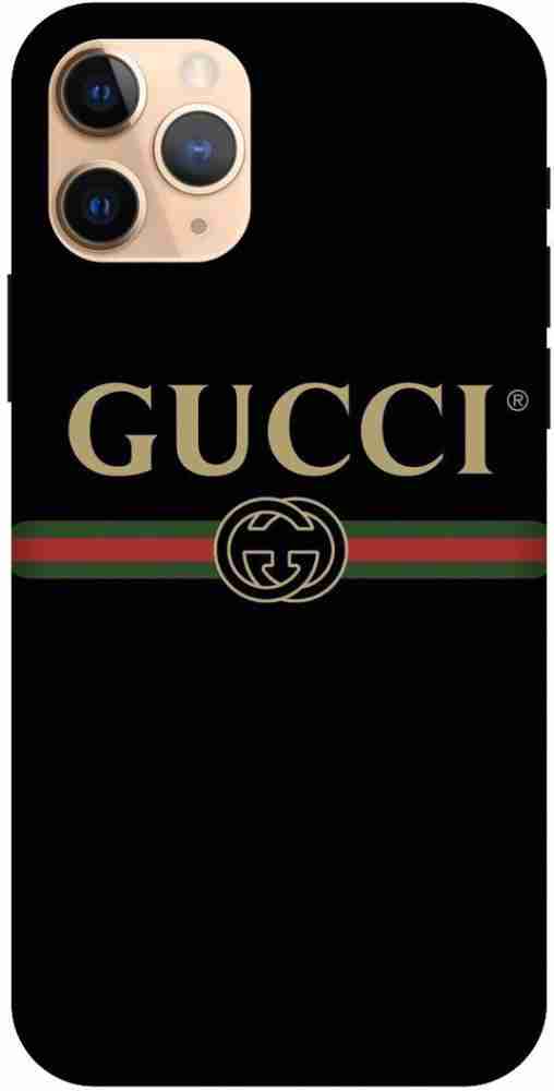 UMPRINT Back Cover for Iphone 11 Pro Max Gucci Logo Black Printed