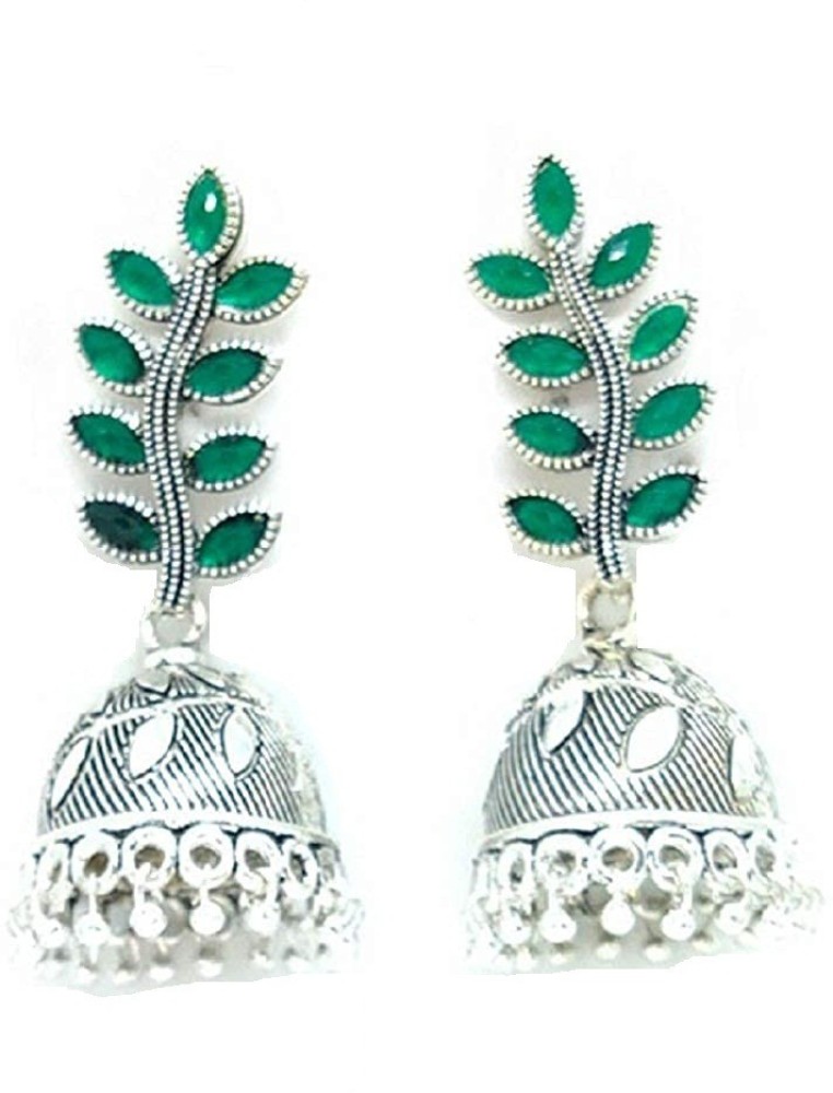 Tribal Rajasthani Earrings  Indian Tribal Silver Earrings  Rajasthan   Cosmic Norbu