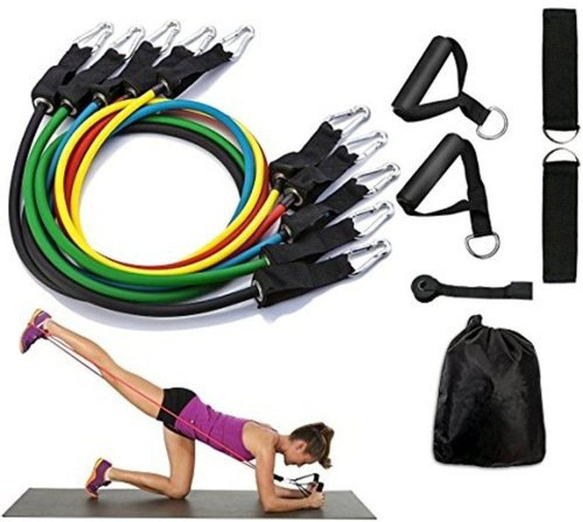 PHYSIO FACTORY PF THERA TUBE RESISTANCE BAND SET OF 5 PCS Fitness Accessory Kit Kit Buy PHYSIO FACTORY PF THERA TUBE RESISTANCE BAND SET OF 5 PCS Fitness Accessory
