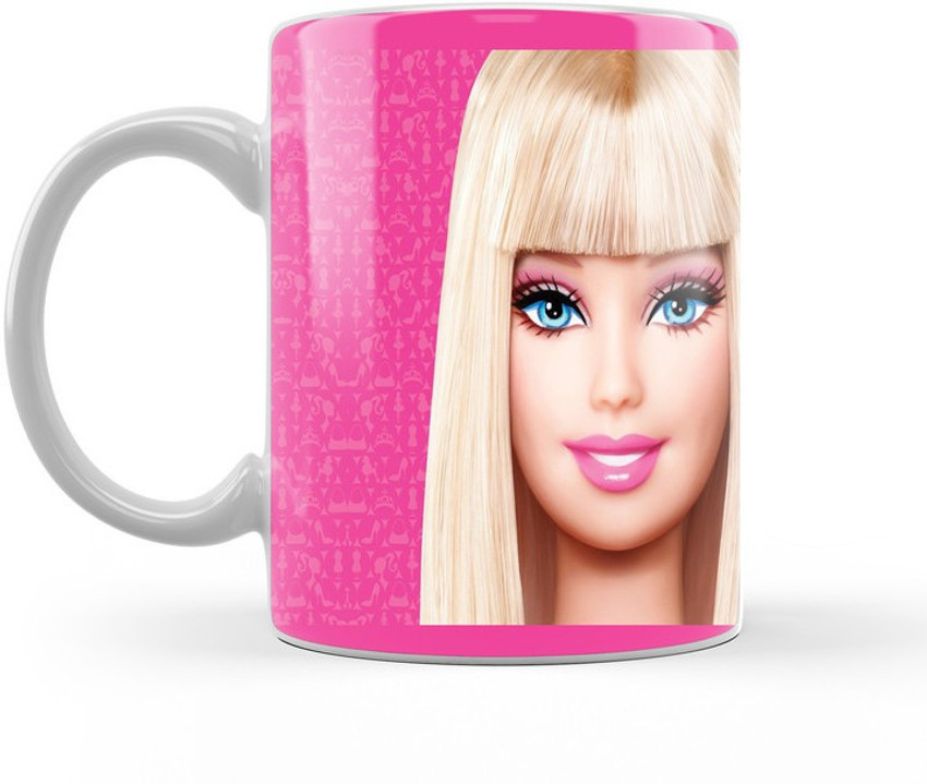 Made for You Barbie Printed Coffee Cup For Home Office Ceramic