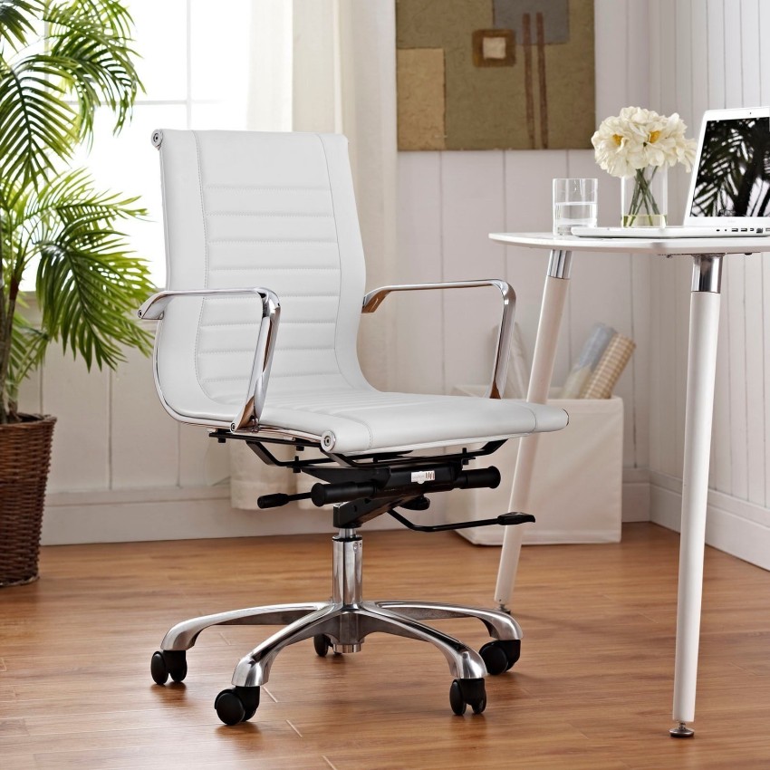 White executive office chair hot sale