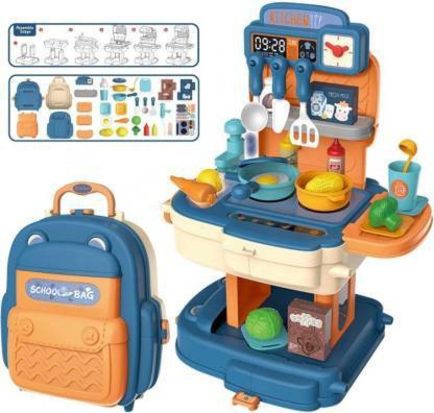 Doll kitchen best sale set game