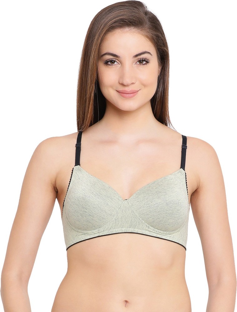 Buy CLOVIA Womens Solid Padded Non Wired Full Coverage Bra