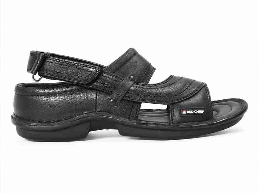 RED CHIEF RC0247 001 Men Black Sports Sandals Buy Black Color