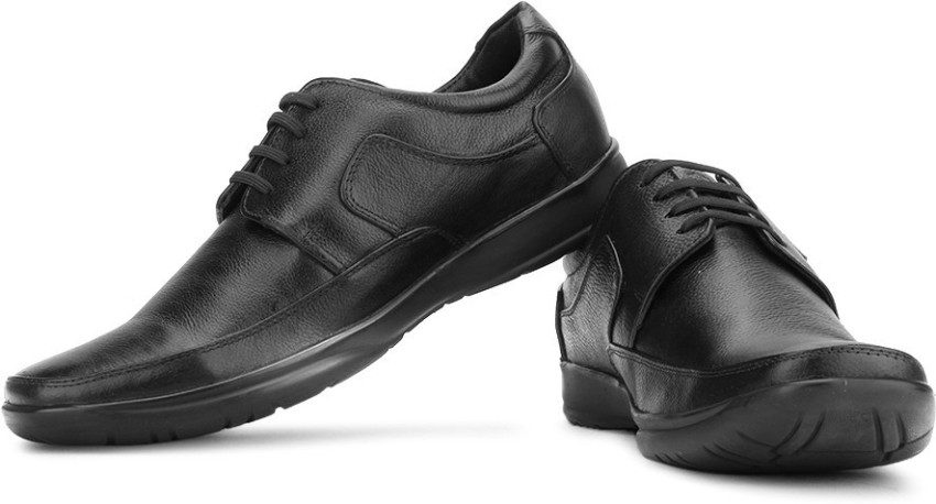 RED CHIEF 10019 MEN'S CASUAL FORMAL SHOE BLACK