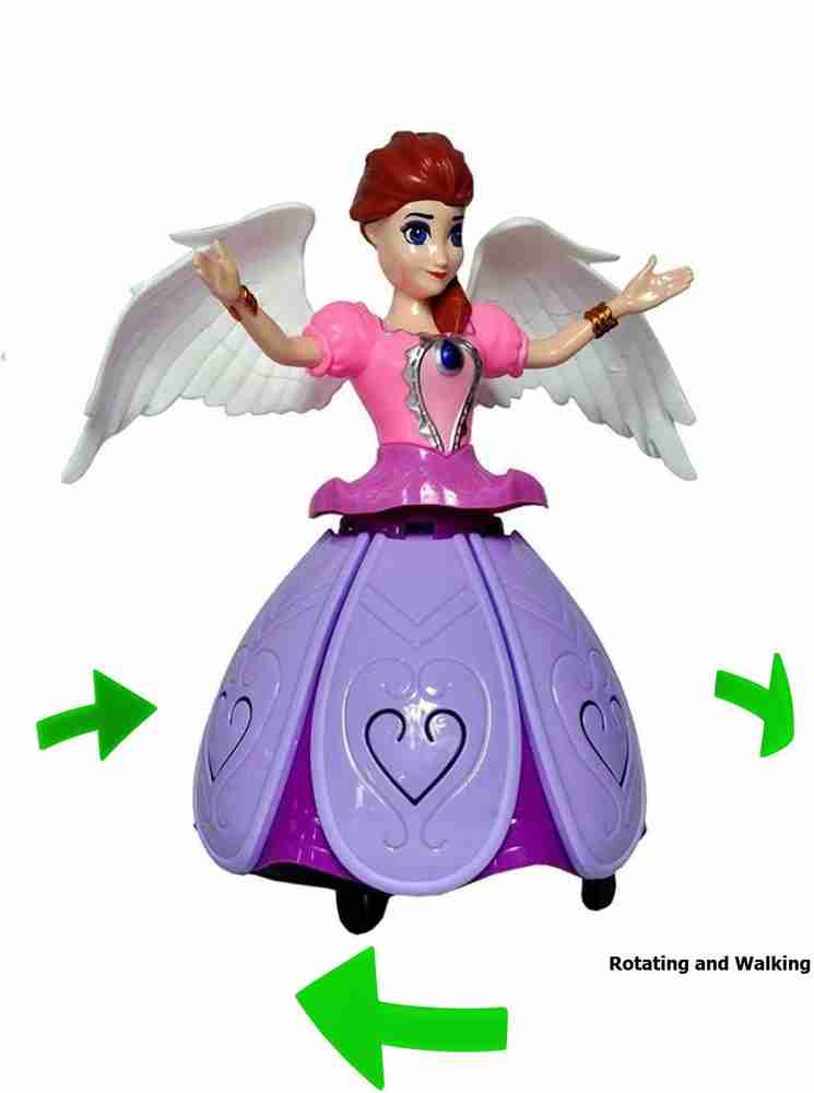 Haulsale Musical Angel Princess Toy Doll 360 Rotation Feature