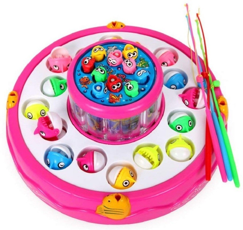 SALEOFF Musical Fish Catching Game Big with 26 Fishes, 4 Pods & 3D  Lights-147 - Musical Fish Catching Game Big with 26 Fishes, 4 Pods & 3D  Lights-147 . Buy GOGO! FISHING