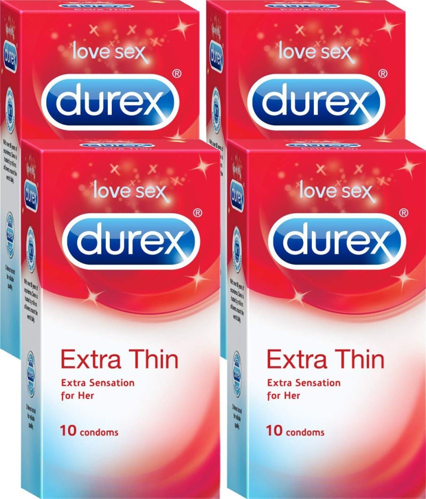 DUREX Extra Thin (40 Pieces) Condom Price in India - Buy DUREX Extra Thin  (40 Pieces) Condom online at Flipkart.com