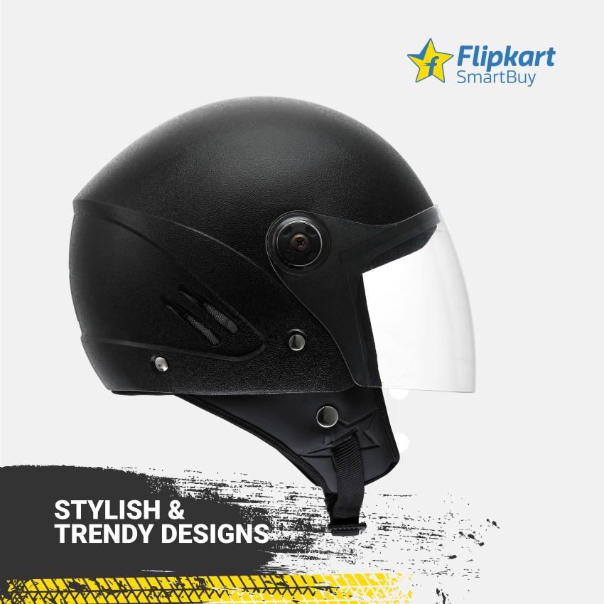 Flipkart SmartBuy Bolt ISI Marked Open face with Clear Visor ABS