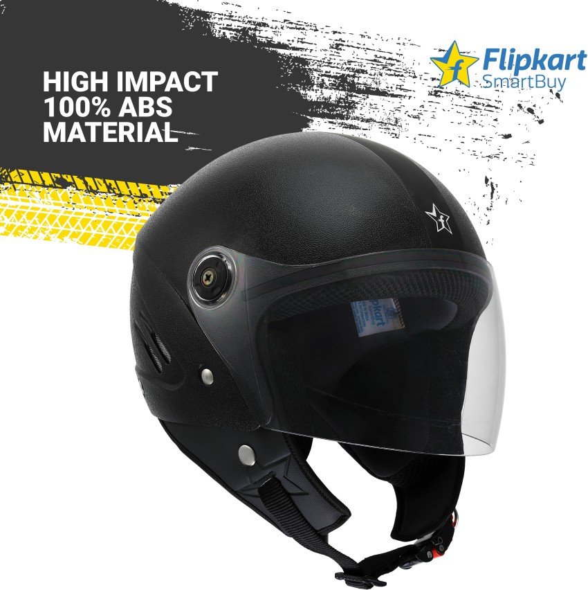 Flipkart SmartBuy Bolt ISI Marked Open face with Clear Visor ABS