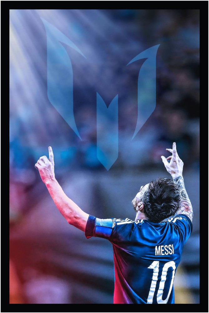 Poster - Lionel Messi jersey Poster Paper Print - Art & Paintings