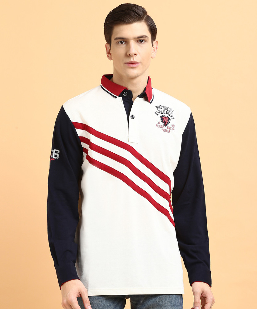 DUKE Solid Men Polo Neck White T-Shirt - Buy DUKE Solid Men Polo Neck White  T-Shirt Online at Best Prices in India | Flipkart.com