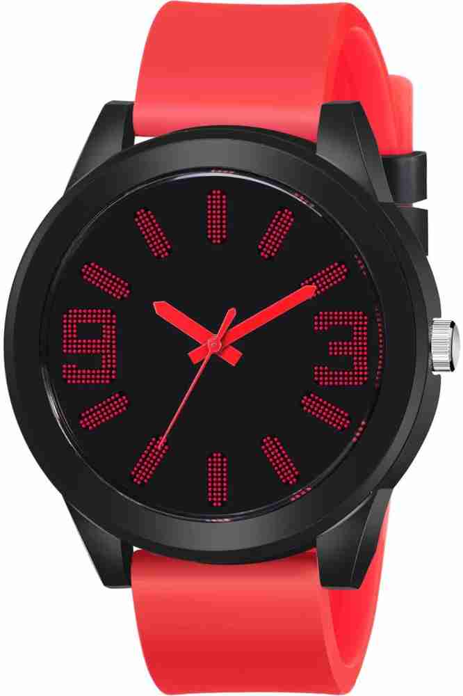 FTen Sport Watch Design 2021 New Analog Watch For Boys Buy FTen Sport Watch Design 2021 New Analog Watch For Boys WATR 103 Red Belt Attractive And Stylish Online at