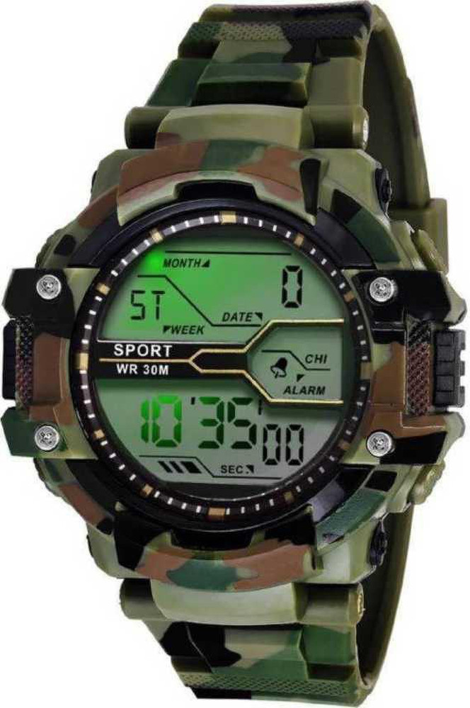 Xotak Indian Army Color Sports Watch Military Green Digital For Men s Digital Watch For Men Buy Xotak Indian Army Color Sports Watch Military Green Digital For Men s Digital Watch