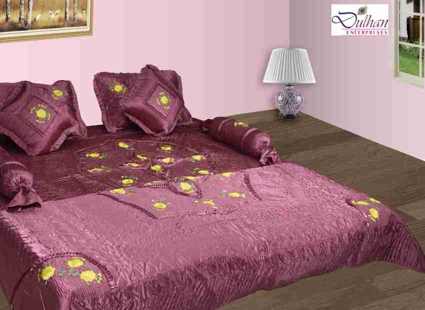 Dulhan Satin King Sized Bedding Set Buy Dulhan Satin King Sized