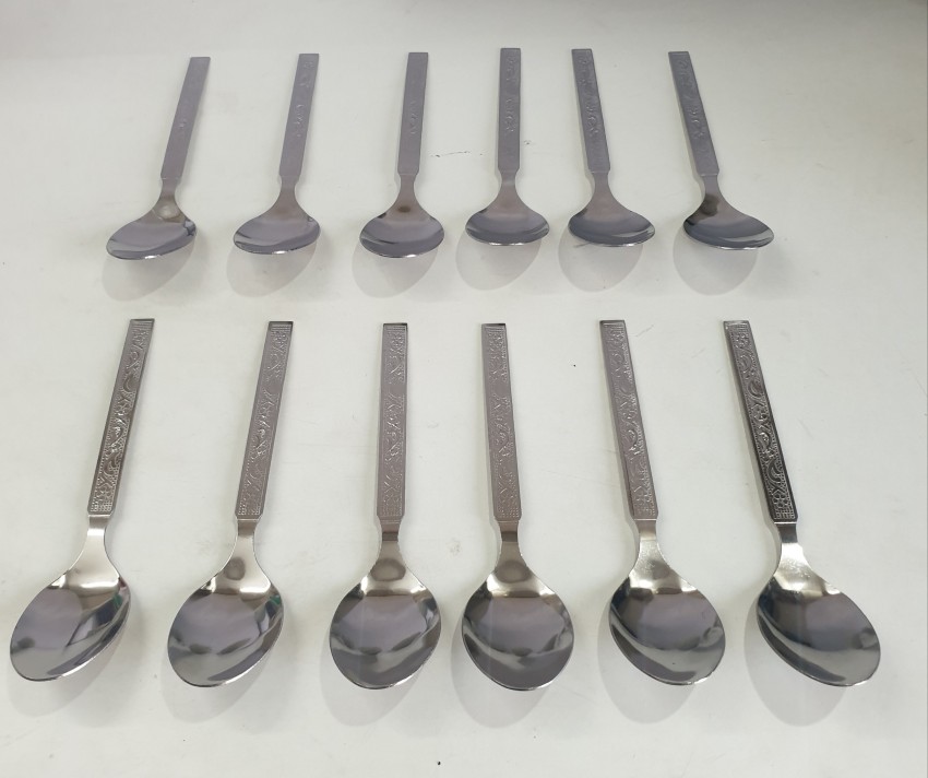 Parage Unique Stainless Steel Dinner/ Table Spoons, Length 15.5cm