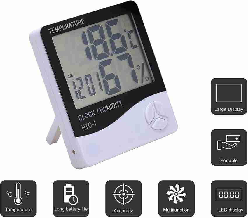 Gadget Hero's HTC - 1 Humidity Meter / Thermometer Hydrometer