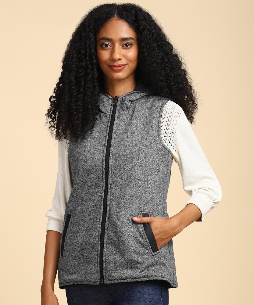 TRUFIT Sleeveless Solid Women Jacket Buy TRUFIT Sleeveless Solid