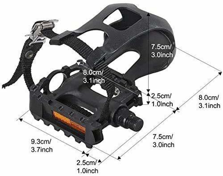 Bike pedal sales shoe clips