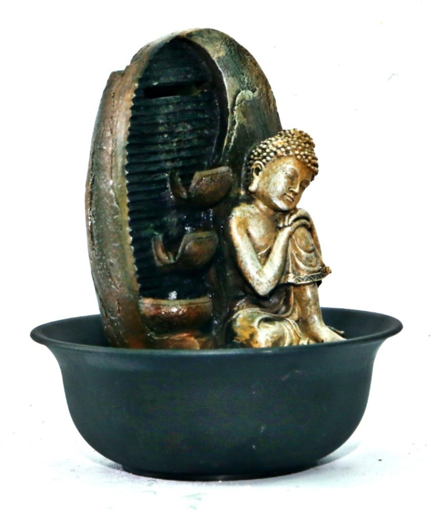 Brown Ploy-resin Fine Finish Buddha Statue Table Top Fountain, 56x 30x 25  Cm at Best Price in Nagpur