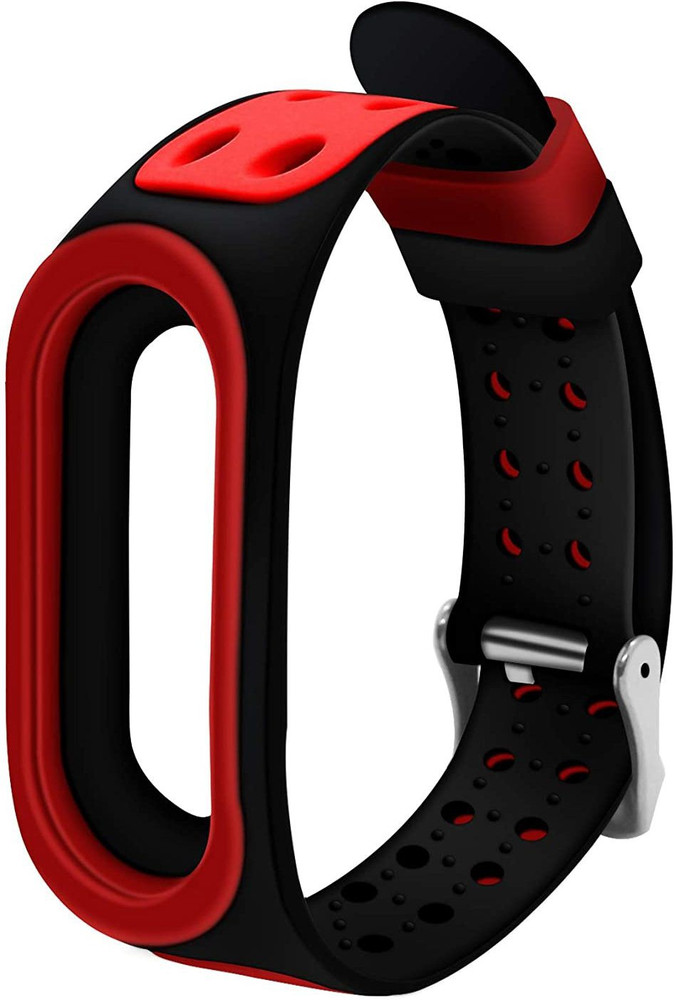 Epaal with Metal Buckle for Xiaomi Mi Band 4 Mi Band 3 Black Smart Band Strap