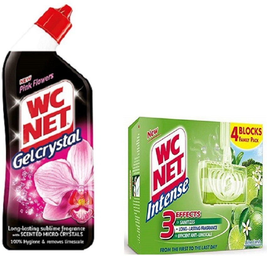 Wc Net - Toilet Cleaner Gel 750ml Pack Of 2 - Lime Fresh