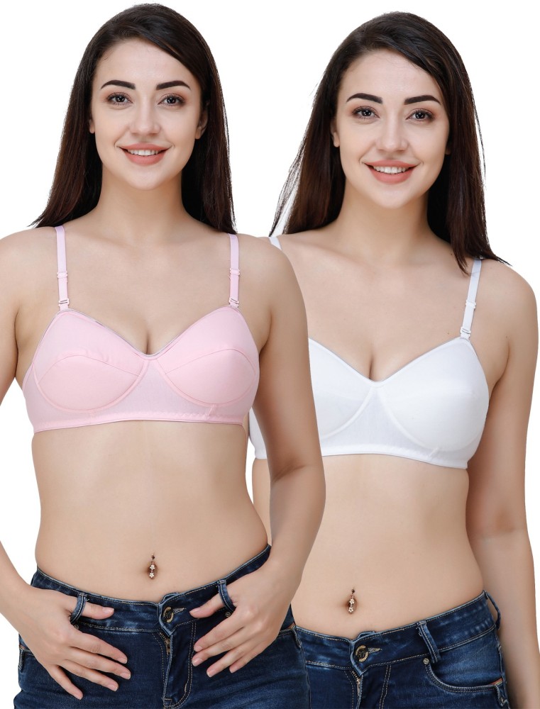Buy White Women's Push-up Heavily Padded Bra Size-36A Online at Low Prices  in India 