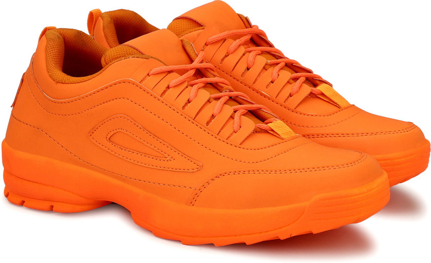 Neon orange shoes online
