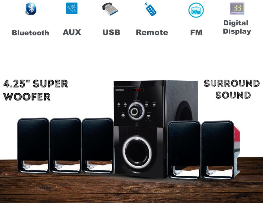 Flow buzz 5.1 hot sale bluetooth multimedia speaker