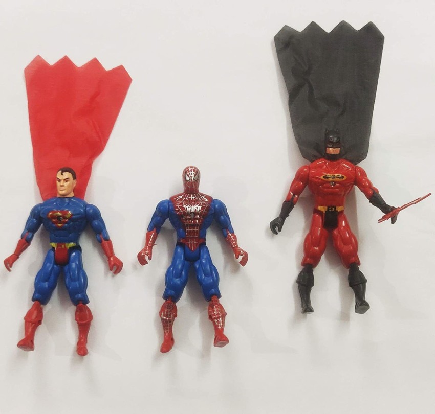 Batman and cheap spiderman toys