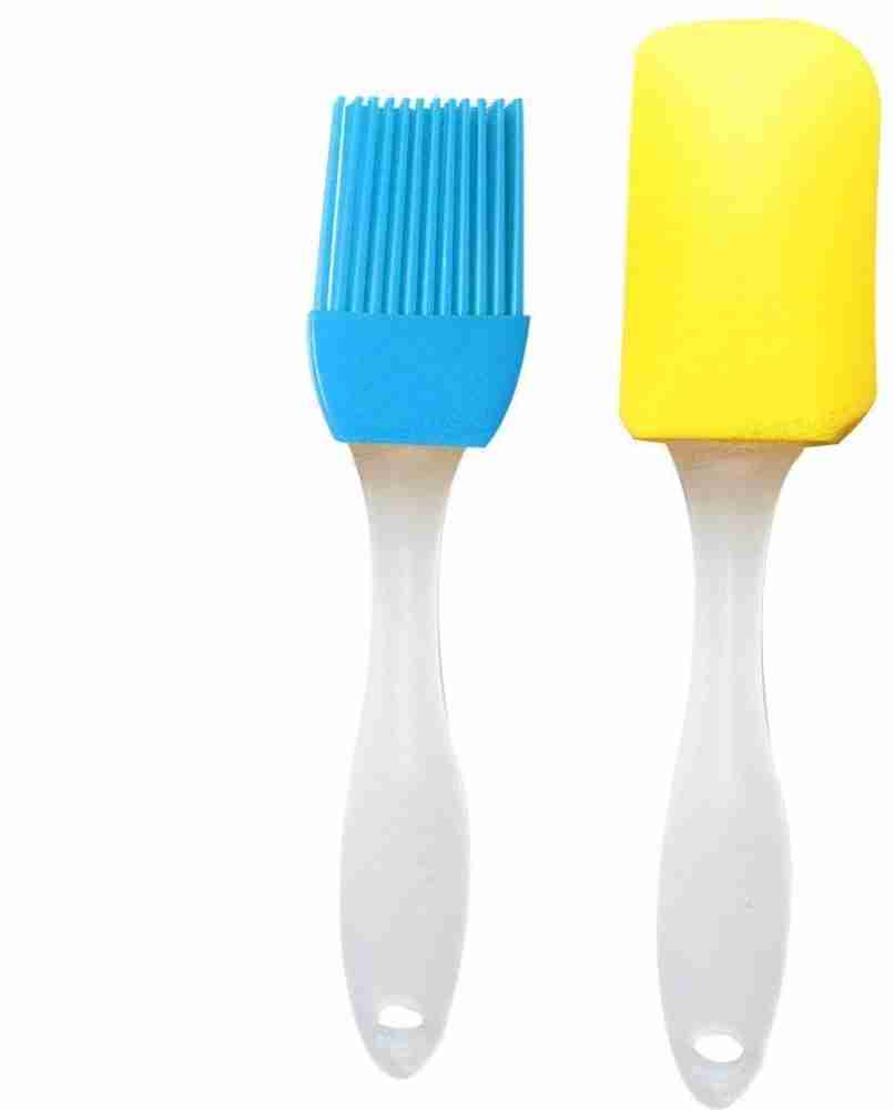 Silicone Pastry Brushes, Basting Heat Resistant, Dishwasher Safe Kitchen,  Cakes Heatproof, 4 Pack (Small, Blue/Red)