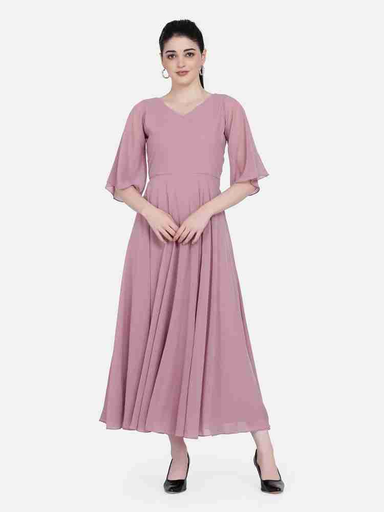 Buy online Women's Fit & Flare Maxi Dress from western wear for Women by  Eavan for ₹1849 at 42% off