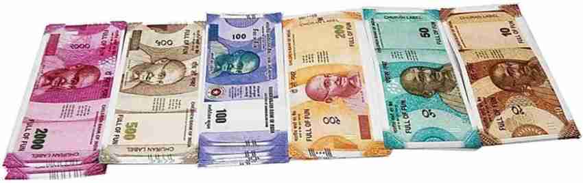 GOD GIFT GALLERY God Gift Playing/Fake Indian Currency Notes Combo (40*6=240 Notes) (Rs.10, Rs.20, Rs.50, Rs.100, Rs.500, Rs.2000 Notes) Fake notes nakli notes Dummy Notes notes Fake Notes :: Nakli Notes Gag
