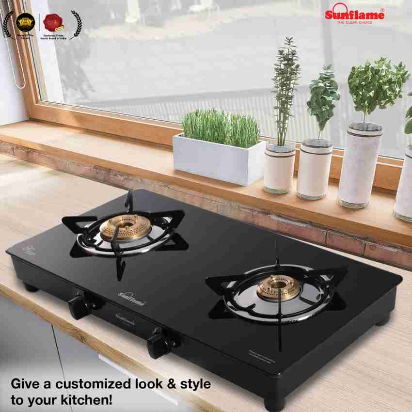 sunflame centa gas stove 3 burner