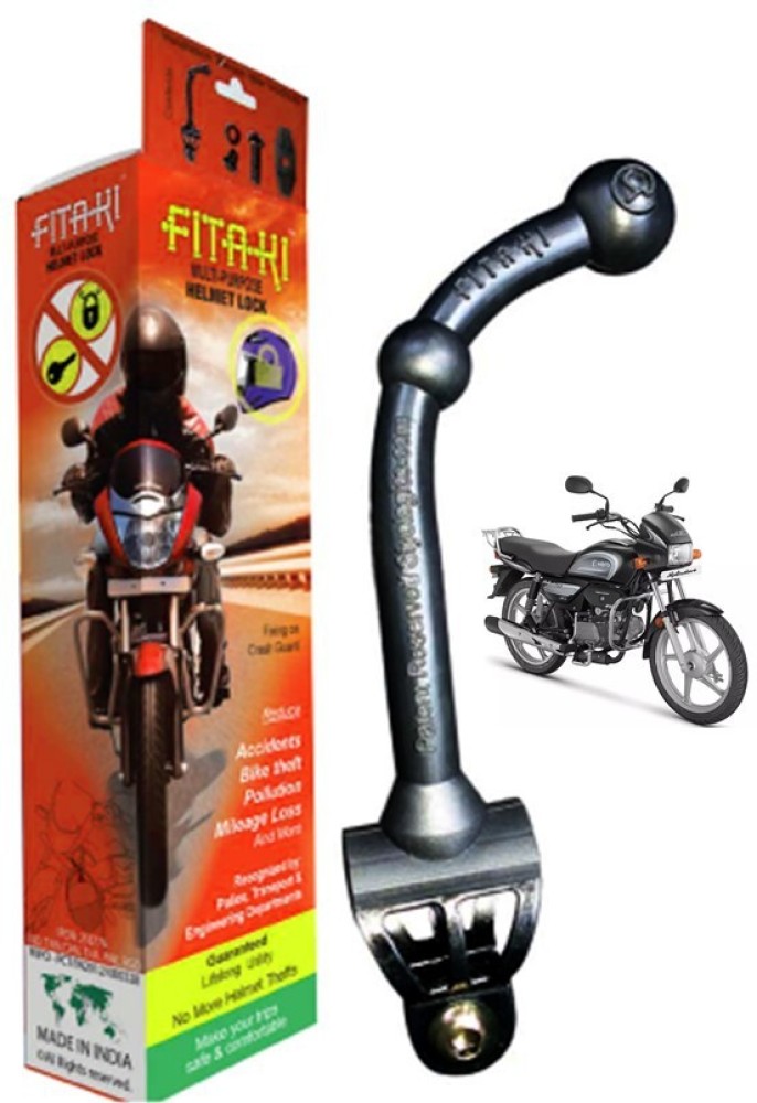 Fitaki Steel Automatic Lock For Helmet Price in India Buy Fitaki