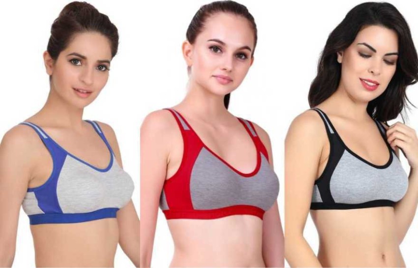 Plain Non-Padded Ladies Cotton Sports Bra, For Daily Wear, Size: 32 inch at  Rs 125/piece in Tirupati