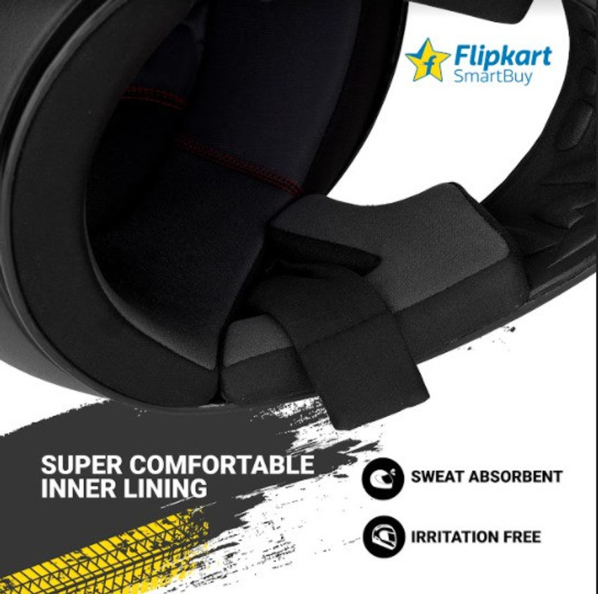 Flipkart SmartBuy Bolt ISI Marked Open face with Clear Visor ABS