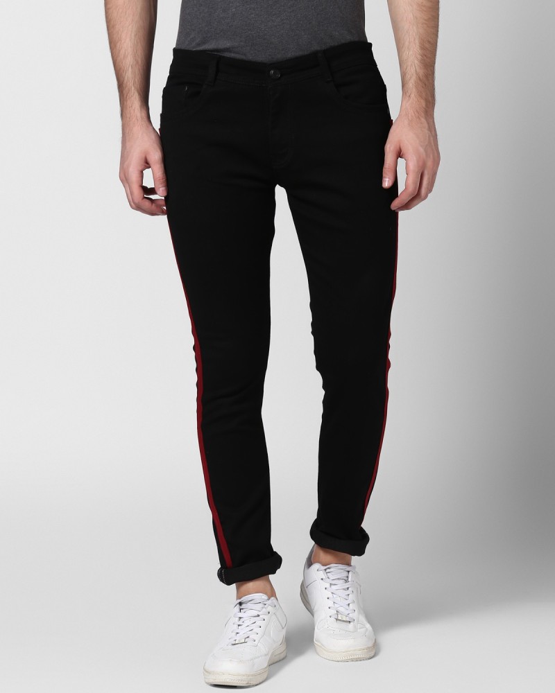 Black And Red Jeans