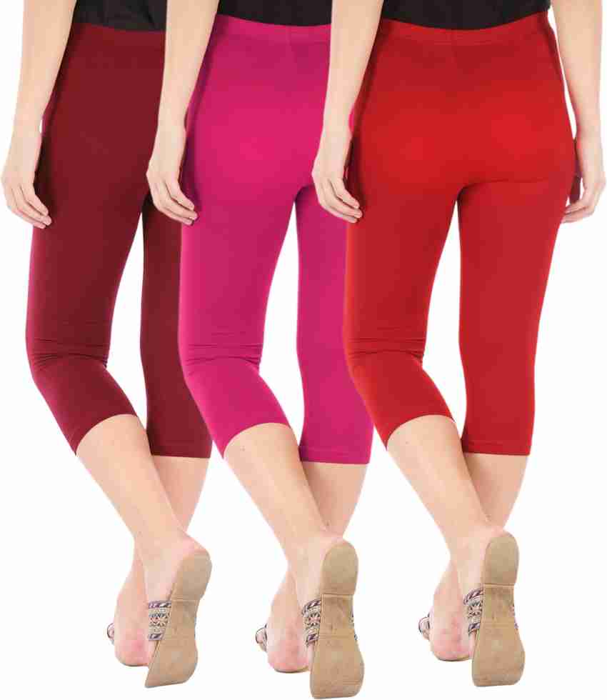 Buy That Trendz Capri Leggings Women Green, Grey, Pink Capri - Buy Buy That  Trendz Capri Leggings Women Green, Grey, Pink Capri Online at Best Prices  in India