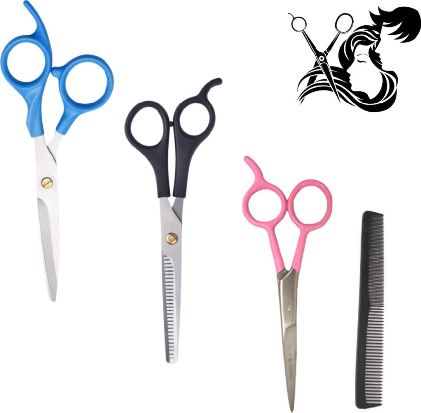 Professional Hair Cutting Scissors Sets 11PCS,Multi-purpose Hair Cutting Tools,Hair Clamps,Stainless Steel Material,for Salon,pet,Kids,Barber,Adults