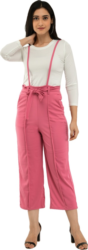 NEYSA Women Pink White Dungaree Buy NEYSA Women Pink White Dungaree Online at Best Prices in India Flipkart